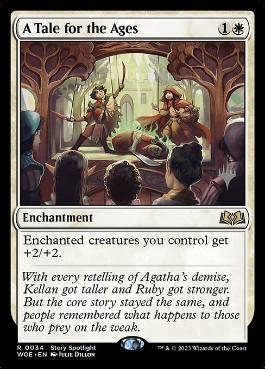 A Tale for the Ages - Magic: The Gathering - P Stamped_WOE Near Mint Japonés