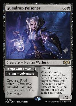 Gumdrop Poisoner - Magic: The Gathering - P Stamped_WOE Near Mint Japonés