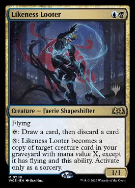 Likeness Looter - Magic: The Gathering - P Stamped_WOE Near Mint Japonés