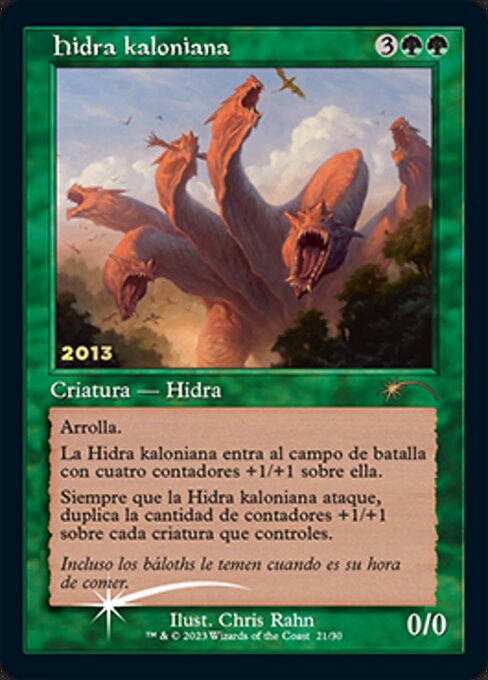 Kalonian Hydra - Magic: The Gathering - 30th Promo Near Mint Español
