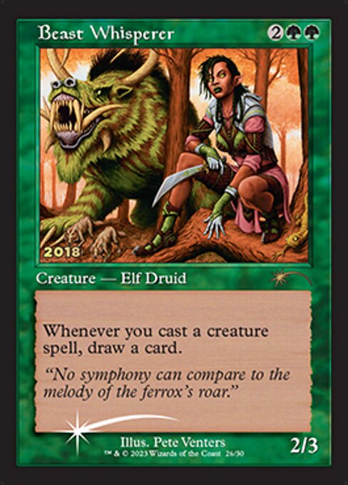 Beast Whisperer - Magic: The Gathering - 30th Promo Near Mint Inglés