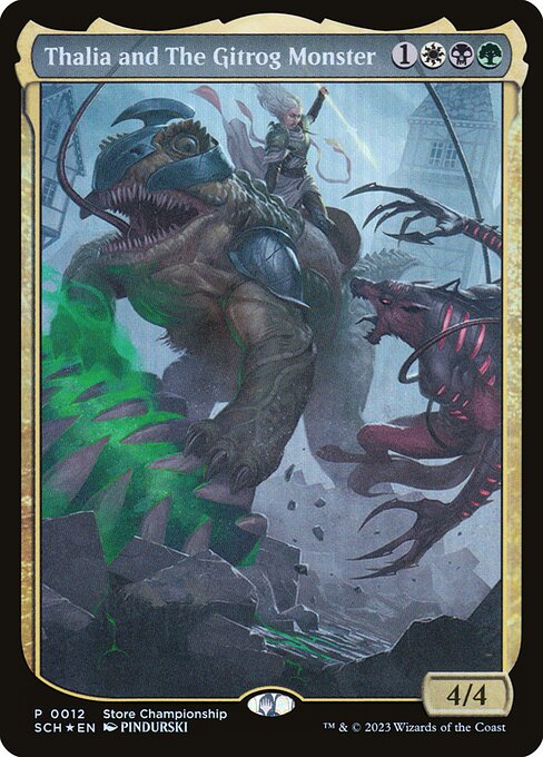 Thalia and The Gitrog Monster - Magic: The Gathering - SCH Near Mint Inglés