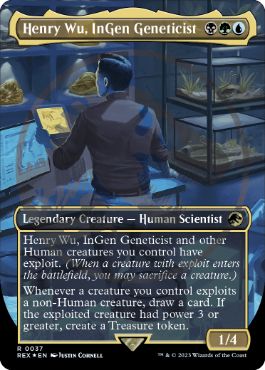 Henry Wu, InGen Geneticist - Magic: The Gathering - REX Near Mint Inglés