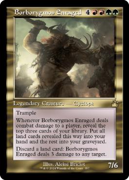 Borborygmos Enraged - Magic: The Gathering - RVR Near Mint Inglés
