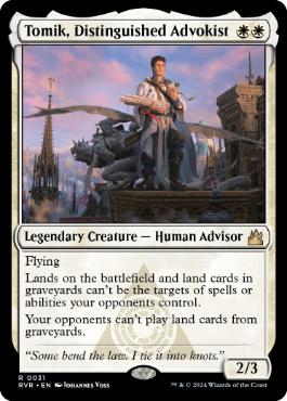 Tomik, Distinguished Advokist - Magic: The Gathering - RVR Near Mint Inglés