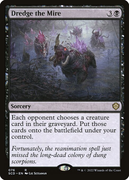 Dredge the Mire - Vista detallada 1 de Magic México | Hydra