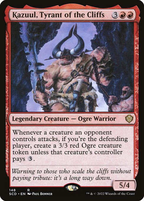 Kazuul, Tyrant of the Cliffs - Magic: The Gathering - SCD Near Mint Japonés