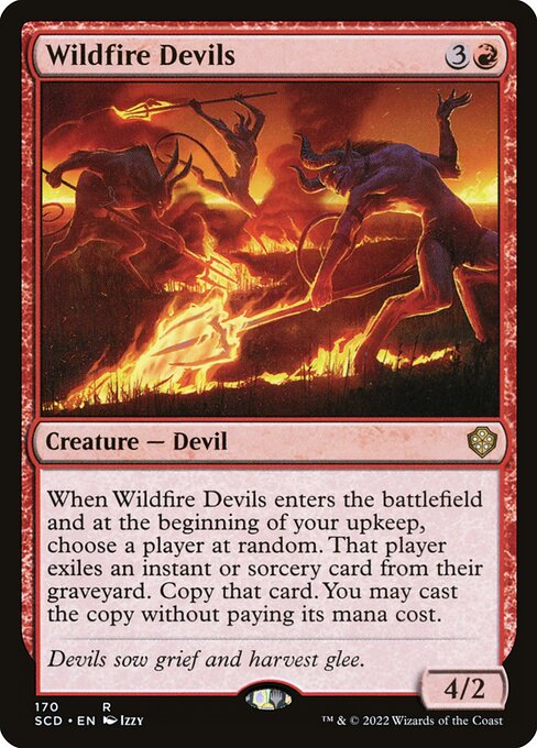 Wildfire Devils - Magic: The Gathering - SCD Near Mint Japonés