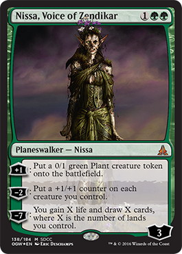 Nissa, Voice of Zendikar - Magic: The Gathering - SDCC Near Mint Inglés
