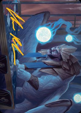 【Art Card】Tivit, Seller of Secrets - Magic: The Gathering - SNC Near Mint Japonés