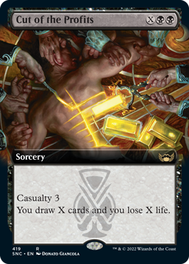 Cut of the Profits - Magic: The Gathering - SNC-BF Near Mint Inglés