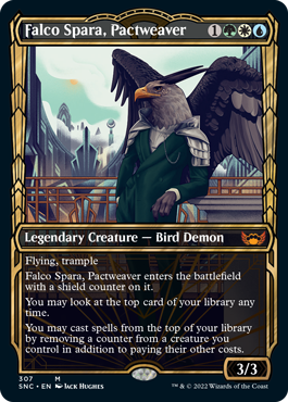 Falco Spara, Pactweaver - Magic: The Gathering - SNC-BF Near Mint Inglés