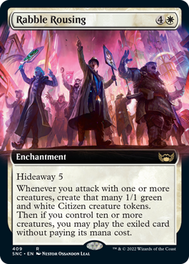 Rabble Rousing - Magic: The Gathering - SNC-BF Near Mint Inglés