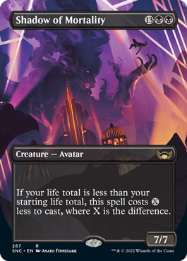 Shadow of Mortality - Magic: The Gathering - SNC-BF Near Mint Inglés