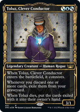 Toluz, Clever Conductor - Magic: The Gathering - SNC-BF Near Mint Inglés