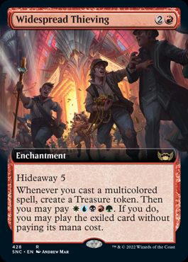 Widespread Thieving - Magic: The Gathering - SNC-BF Near Mint Inglés