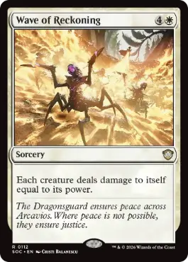 Wave of Reckoning - Magic: The Gathering - SOC Near Mint Inglés