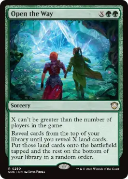 Open the Way - Magic: The Gathering - SOC Near Mint Inglés