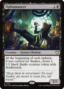 Ophiomancer - Magic: The Gathering - SOC Near Mint Inglés