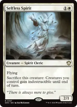 Selfless Spirit - Magic: The Gathering - SOC Near Mint Inglés