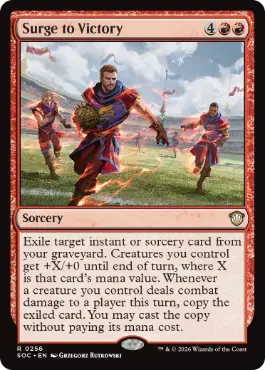 Surge to Victory - Magic: The Gathering - SOC Near Mint Inglés