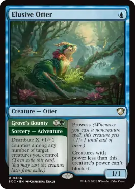 Elusive Otter - Magic: The Gathering - SOC Near Mint Inglés