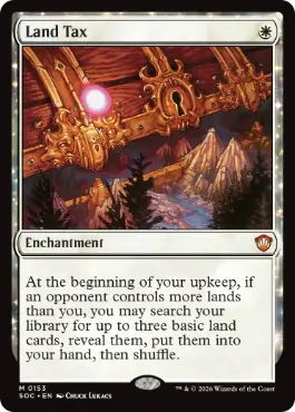 Land Tax - Magic: The Gathering - SOC Near Mint Inglés