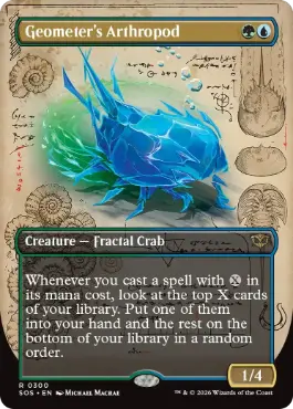 Geometer's Arthropod - Magic: The Gathering - SOS-BF Near Mint Inglés