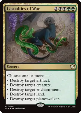 Casualties of War - Magic: The Gathering - SOC Near Mint Inglés