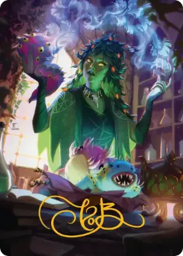 【Art Card】Dina, Essence Brewer - Magic: The Gathering - SOS Near Mint Japonés