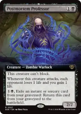 Postmortem Professor - Magic: The Gathering - SOS-BF Near Mint Inglés