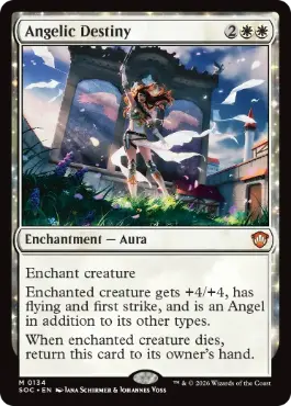 Angelic Destiny - Magic: The Gathering - SOC Near Mint Inglés