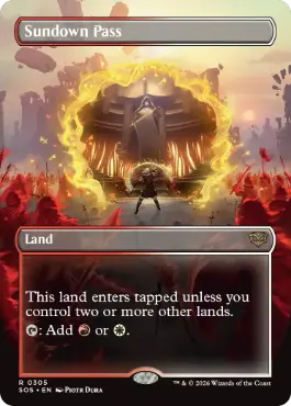 Sundown Pass - Magic: The Gathering - SOS-BF Near Mint Inglés