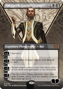 Ral Zarek, Guest Lecturer - Magic: The Gathering - SOS-BF Near Mint Inglés