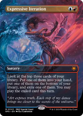 Expressive Iteration - Magic: The Gathering - SPG Near Mint Inglés