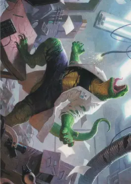 【Art Card】Lizard, Connors's Curse - Magic: The Gathering - SPM Near Mint Japonés