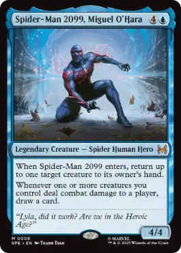 Spider-Man 2099, Miguel O'Hara - Magic: The Gathering - SPE Near Mint Inglés