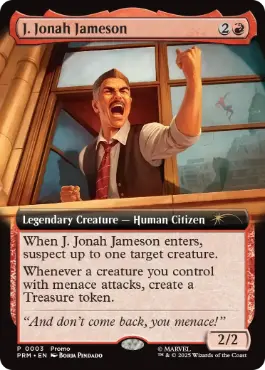 J. Jonah Jameson - Magic: The Gathering - MagicCon Promo Near Mint Inglés