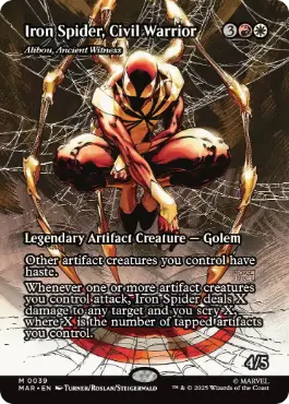 Iron Spider, Civil Warrior - Magic: The Gathering - MAR Near Mint Inglés