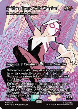 Spider-Gwen, Web-Warrior - Magic: The Gathering - MAR Near Mint Inglés