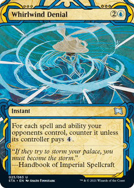 Whirlwind Denial - Magic: The Gathering - STA Near Mint Inglés