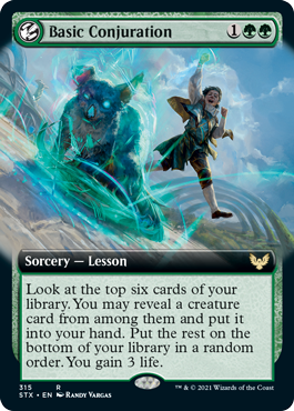 Basic Conjuration - Magic: The Gathering - STX-BF Near Mint Inglés