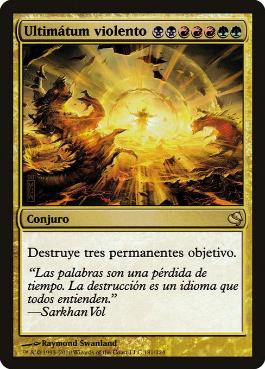 Violent Ultimatum - Magic: The Gathering - Salvat2011 Near Mint Español