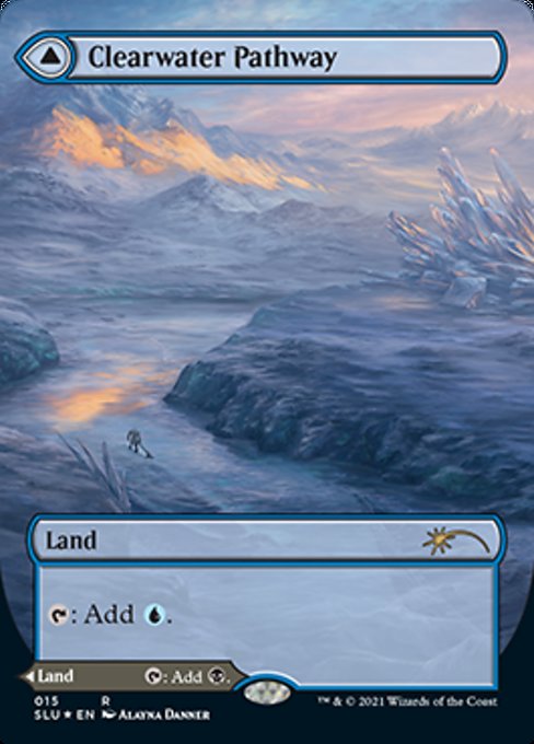 Clearwater Pathway - Magic: The Gathering - SLU Near Mint Inglés