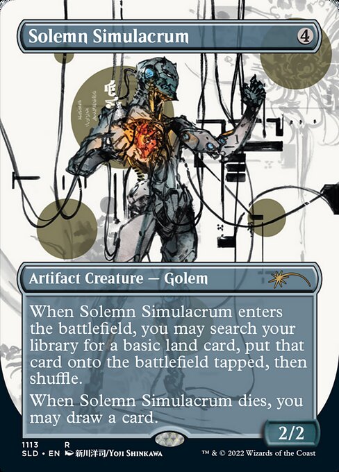 Solemn Simulacrum - Magic: The Gathering - SLD Near Mint Inglés