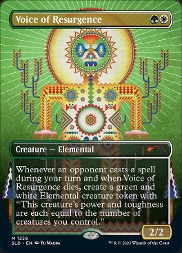 Voice of Resurgence - Magic: The Gathering - SLD Near Mint Inglés