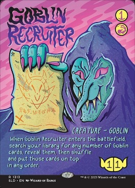 Goblin Recruiter - Magic: The Gathering - SLD Near Mint Inglés