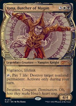 Vona, Butcher of Magan - Magic: The Gathering - SLD Near Mint Inglés