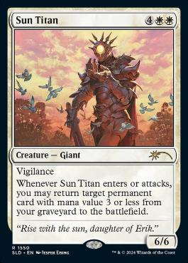 Sun Titan - Magic: The Gathering - SLD Near Mint Inglés
