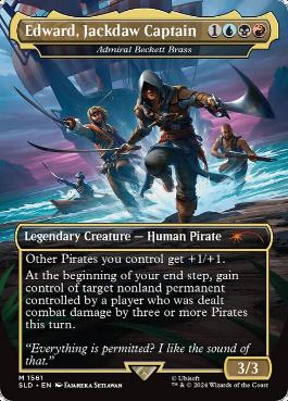 Edward, Jackdaw Captain - Magic: The Gathering - SLD Near Mint Inglés